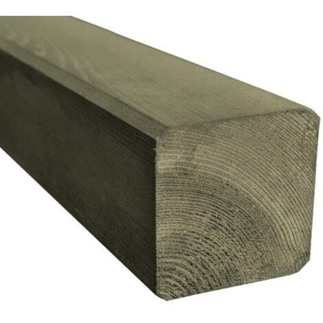 Pircher Palo in Pino Impregnato - Naturale - 45x45x2000 mm