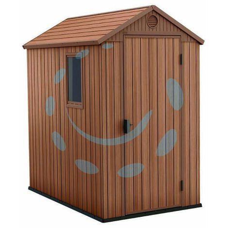 Keter Casetta da Giardino in Resina DARWIN 4x6 Wood