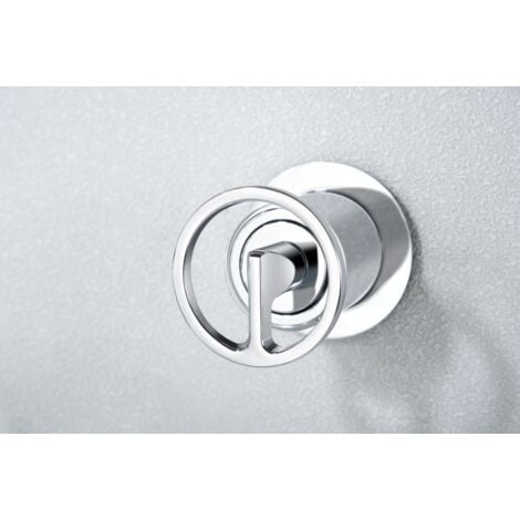 Imex rubinetteria - Miscelatore lavabo al muro Olimpo in ottone cromato GLC033