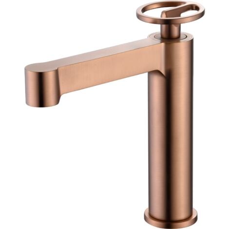 Imex rubinetteria - Miscelatore lavabo Olimpo in ORO ROSA SPAZZOLATO BDC033-1ORC