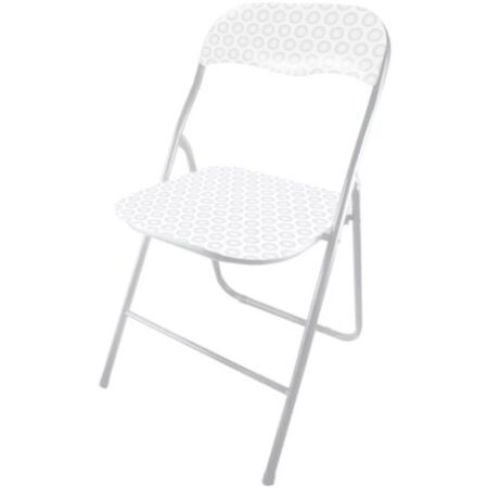 MAURY'S SEDIA PIEGHEVOLE SALVASPAZIO GOLF BIANCA