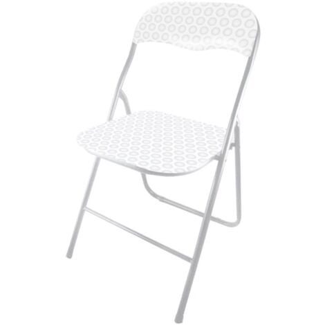 MAURY'S SEDIA PIEGHEVOLE SALVASPAZIO GOLF BIANCA