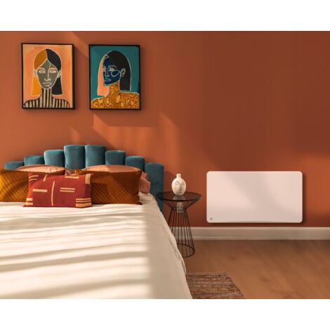 Bestherm OVEO orizzontale 1500W plug & play ceramica inerzia secca radiatore elettrico fisso bianco (senza spina)