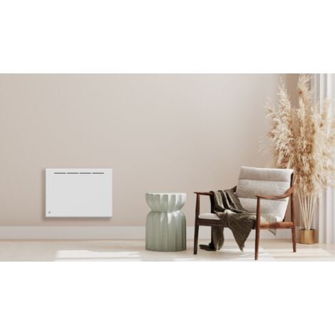 Radiatore elettrico fisso Bestherm Atlas 1000W ceramica bianca inerzia secca orizzontale