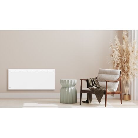Radiatore elettrico fisso Bestherm Atlas 2000W ceramica bianca inerzia secca orizzontale
