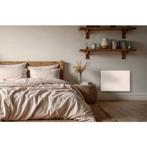 Radiatore elettrico fisso in ghisa+film a secco ad inerzia 1000W Bestherm EOLE orizzontale (senza spina)