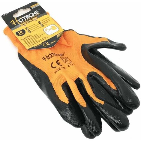 Guanti Da Lavoro Rivestimento In Nitrile X Temperatura Alta Taglia Xl 10 3 Paia