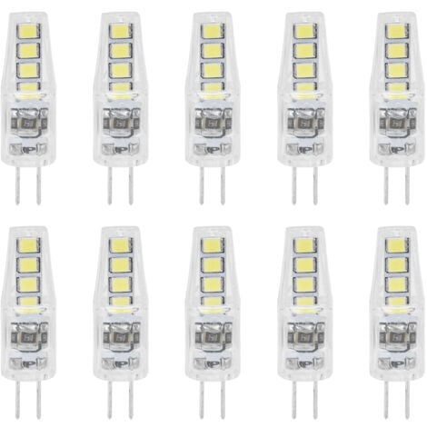 Eosnow 10 pezzi G4 8LED luce 2835 chip lampada 2W 360 angolo PC lampadina per ufficio domestico 220Vluce bianca