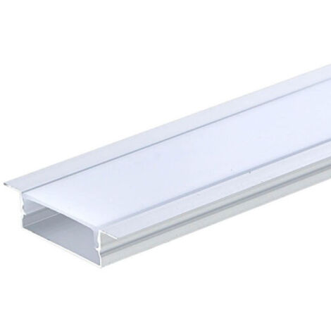Profilo incorporato 41mm Fine Height Diffusore bianco 10mm per nastro LED 2m