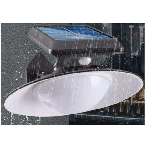 LAMPADARIO FARO SOLARE 20CM CON SENSORE DI MOVIMENTO PER ESTERNO TELECOMANDO