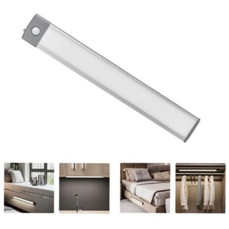 LUCE SENSORE DI MOVIMENTO STRISCIA LED LUCI ARMADIO SOTTO PENSILE 10W TE-B0558