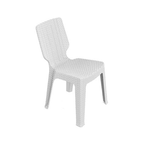 SEDIE RATTAN KETER T-CHIAR BIANCHE