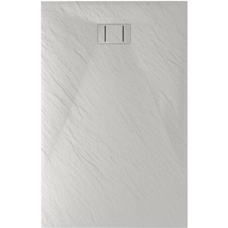 Piatto doccia bianco effetto pietra mod. Blend 90x140 cm rettangolare