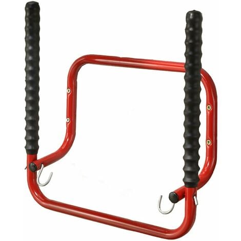 Portabici da Muro Parete Supporto Porta Bici 2 Biciclette Pieghevole Gommato