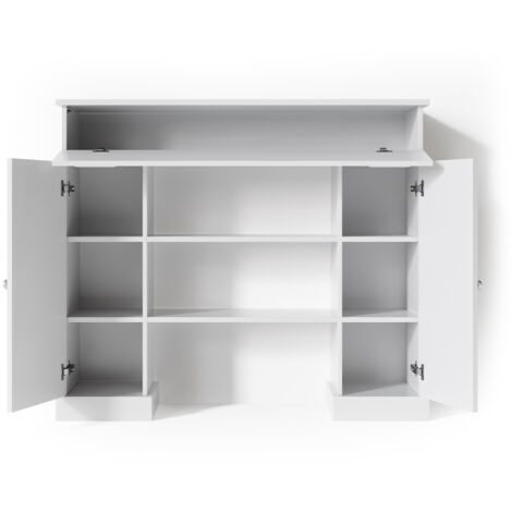 Cornice per caminetto , Bianco, 119.5 x 103 cm, Vicco