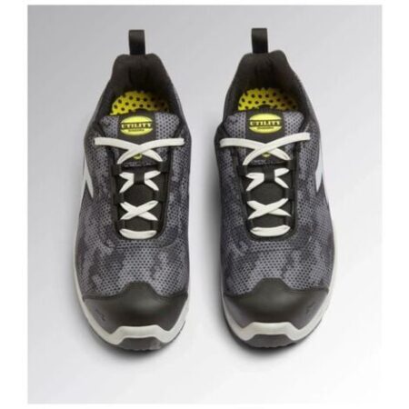 Scarpe Antinfortunistiche Diadora Shark Stable Impact Low S1PS FO SR SC ESD Grigio Nero - 701.177673 - size 42000000