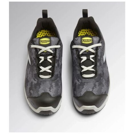 Scarpe Antinfortunistiche Diadora Shark Stable Impact Low S1PS FO SR SC ESD Grigio Nero - 701.177673 - size 42000000