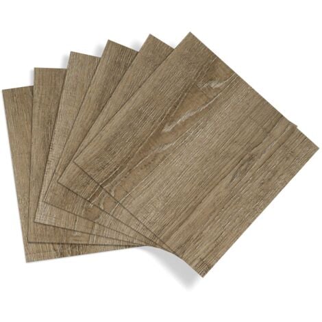 d-c-fix piastrelle adesive pavimento Quercia Leggera effeto legno - 11 pezzi - PVC vinile impermeabile rivestimento vinilico listoni mattonelle per uso interno, bagno e cucina 30x30 cm