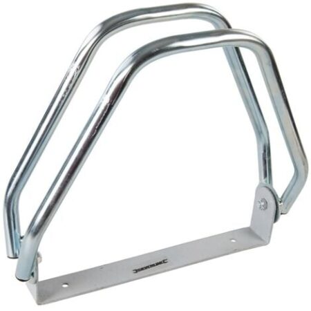 Silverline Tools 528581 – Supporto per bicicletta parete, argento, 528581