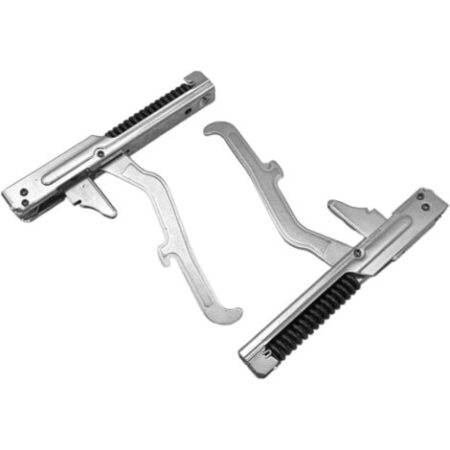 Kit 2 Cerniere Porta Vetro Sportello per Forno Monoblocco, Compatibile con Hotpoint Ariston Indesit, C00056702 Dimensioni 165x143x18 (mm) per Modelli: A2014 - FM22 - FM54 - HM10 - HM54