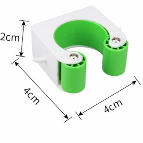Fibbia per parcheggio per bicicletta Montaggio a parete Portabici verticale per bici da strada Clip per portabici Espositore Fibbie per bici,Green-4x4x2cm