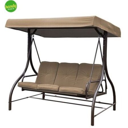 Dondolo reclinabile fdm 3 posti/letto katay marrone