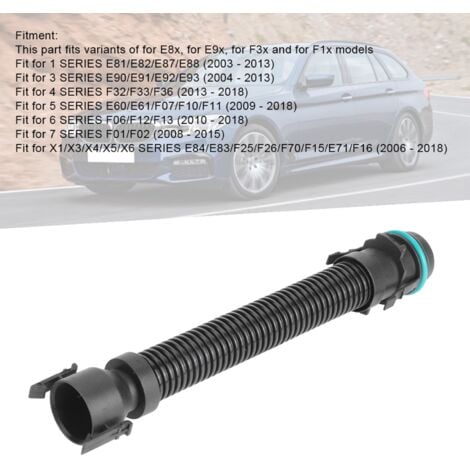 Jeffergarden Tubo flessibile per filtro aria turbo 13717803842 Adatto per serie 1 3 4 5 6 7 X1 X3 X4 X5 X6
