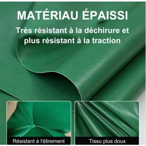 Telo Telo Impermeabile Multiuso 25m Telo Protettivo con Fori, Impermeabile Antistrappo - Copertura Impermeabile per Camion Esterno, Mobili da Giardino Verde