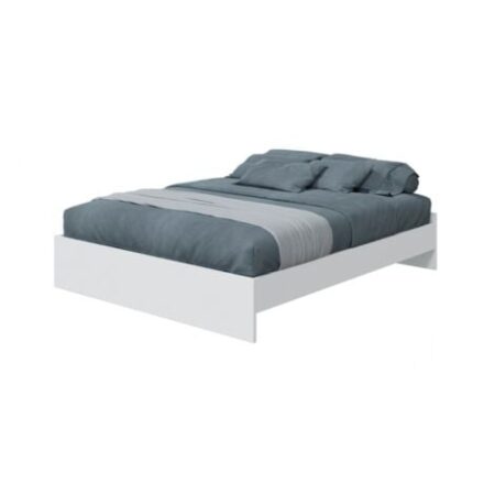 Struttura letto matrimoniale 160x190 cm bianco artik - Edera
