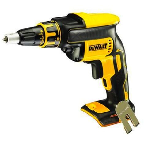 DeWALT Utensili - Avvitatore per cartongesso a batteria 18 V con alimentatore per viti e accessori, 2x batterie 5,0 Ah XR, caricabatterie DCF620P2K
