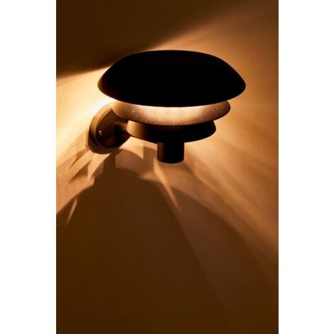 Lampada da parete solare a LED da esterno in acciaio inox Lirano SKLUM