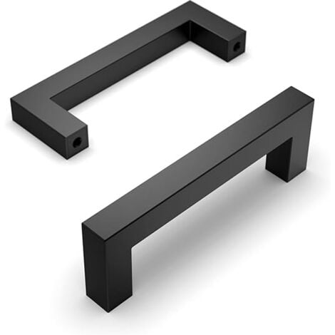 15 pezzi Maniglia per mobili Distanza centrale 128 mm Nero Cucina Acciaio inossidabile Maniglia per mobili da cucina Maniglie per armadietti da cucina Maniglia per porta da cucina