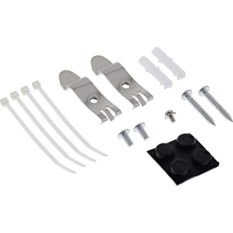 InLine® RAL9005 - Presa per pannello patch per 4 prese Keystone RJ45, in metallo, colore: Nero