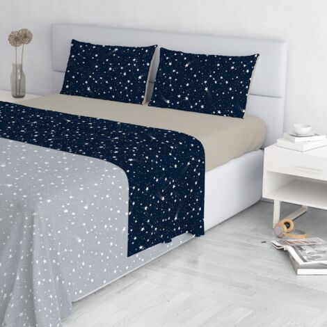 Italian Bed Linen “FASHION” Completo Letto, Microfibra, belle, Matrimoniale