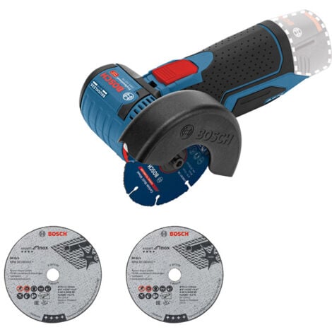 Smerigliatrice angolare a batteria Bosch GWS 12V-76 senza batteria senza caricabatterie in scatola