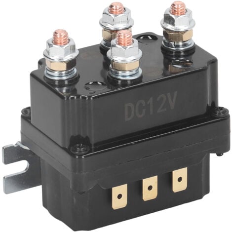 Kit relè per verricello 12V 250A con teleruttore per telecomando per veicoli industriali