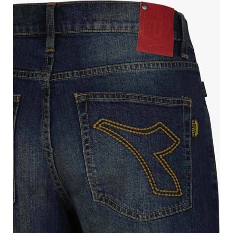 Jeans da Lavoro Diadora Utility Pant Stone Plus, misura: M Blue Navy