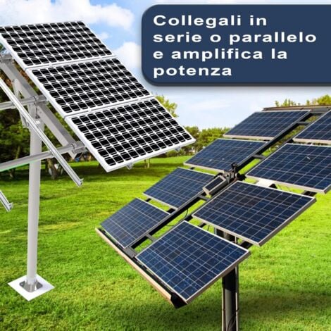MAKA Pannello solare kit fotovoltaico per camper e barche con facile montaggio, risparmio energetico, perfetto per spazi limitati e trasportabile. - 30w