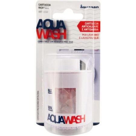 Aquasan Cartuccia Di Ricambio per Aquawash Filtro Anticalcare Evita Formazione di Calcare