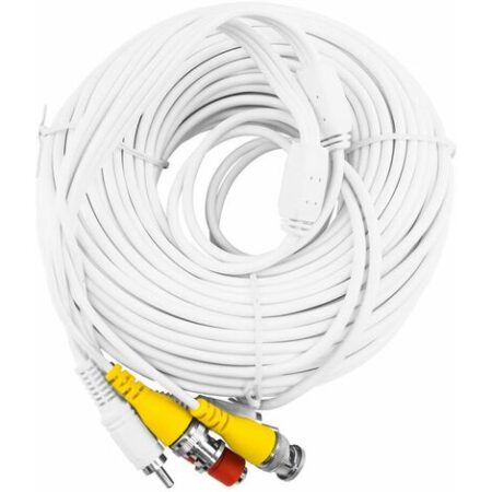 Cavo telecamera 10mt videosorveglianza audio video bnc matassa coassiale