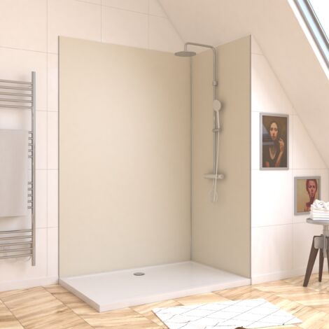 Pannello Murale Finitura Alluminio Avorio 120 x 210 cm - WALL'IT