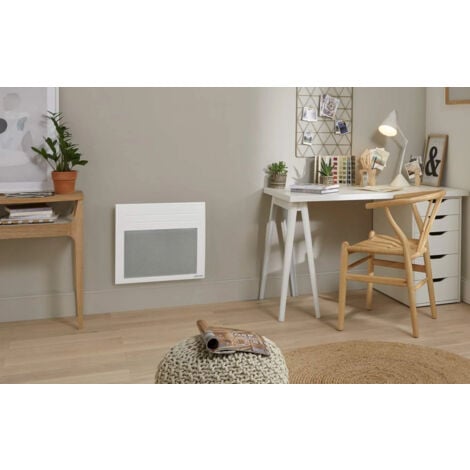 SOLIUSNEO riscaldatore elettrico radiante orizzontale 1000 W, pannello di contro
