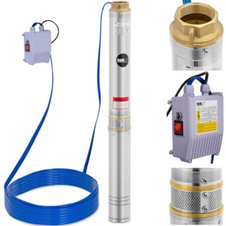 Pompa sommersa per pozzi profondi STAL 1500 W 10800 l/h fino a 54 m