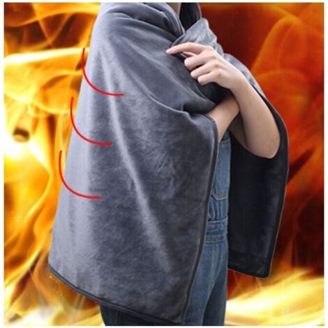 Una coperta riscaldata elettrica Coperta riscaldante invernale Coperta riscaldante USB Flanella 5V Coperta riscaldante ricaricabile Supporto riscaldante Coperta riscaldante elettrica Coperta riscaldan