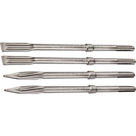 Set di scalpelli Bosch SDS-max RTec 4 pezzi 400 x 25 mm scalpello piatto  scalpello a punta