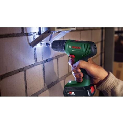 kit valigetta trapano avvitatore a batteria bosch "easydrill" 40 nm 18v 2ah
