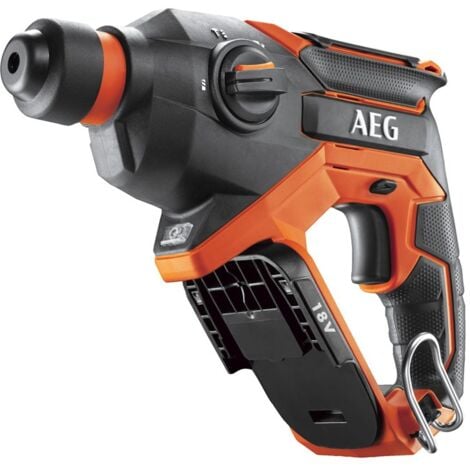 AEG - Trapano compatto 18V PRO18V SDS+ (senza batteria) - 4 modalità di foratura e scalpellatura indipendenti - Motore quadripolare EPTA 1,5 Joule - Grande comfort di lavoro - BBH18C-0