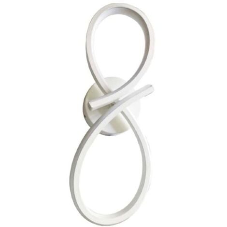 APPLIQUE LAMPADA INTERNO MODERNA PARETE MURO INFINITO 12W LUCE NATURALE SJ-091