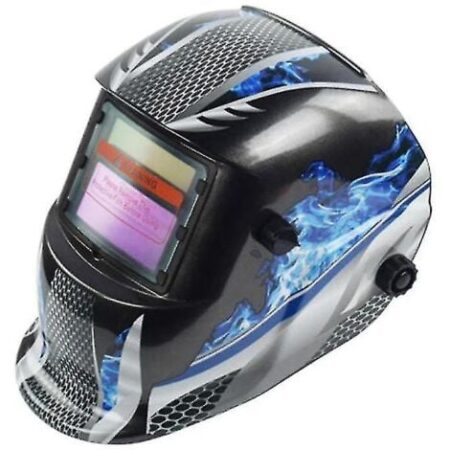 Maschera per saldatura ad oscuramento solare automatico Casco per saldatura ad arco di argon