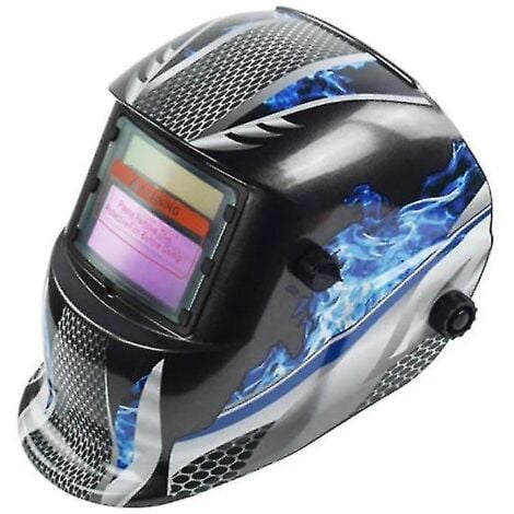 Maschera per saldatura ad oscuramento solare automatico Casco per saldatura ad arco di argon